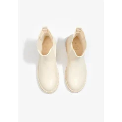 Bottes à semelles crantées blanc