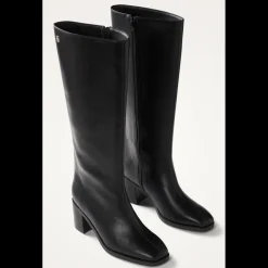 Bottes à talon noires India