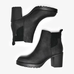 Bottes à talons femme noir