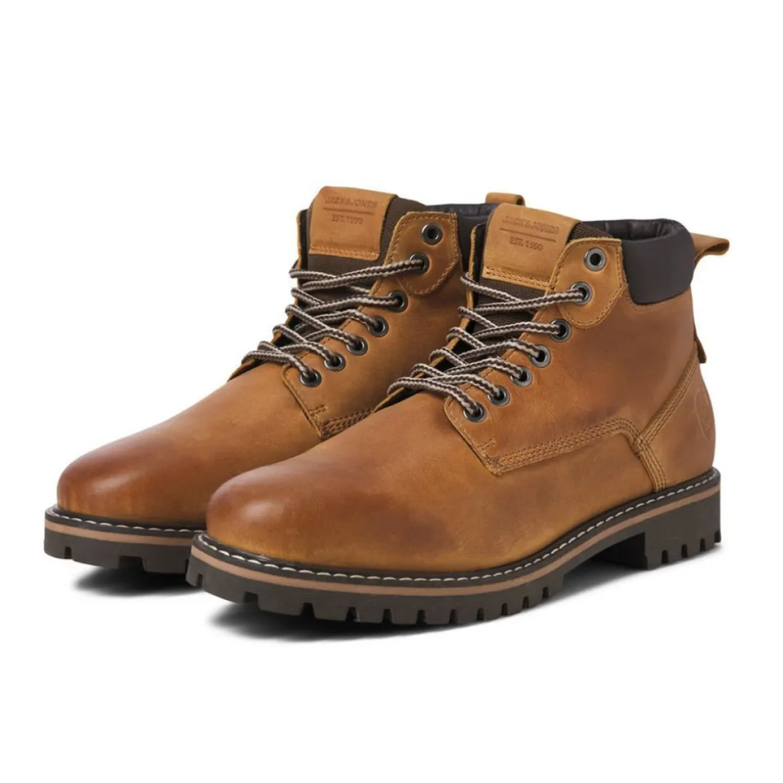 Bottes en cuir Jaune Beau