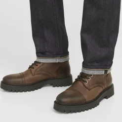 Bottes en cuir Marron Bert