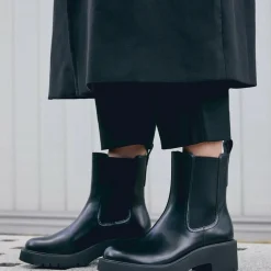 Bottes Femme - Milah bordeaux en cuir