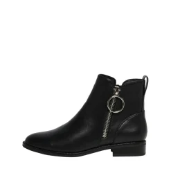 Bottes femme Bout en amande noir Mina