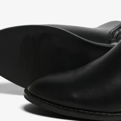 Bottes femme Bout en amande noir Mina