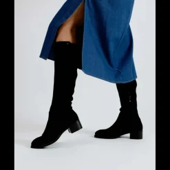 Bottes femme en Textile LAVANDE Noir