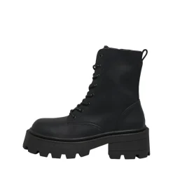 Bottes femme Haut Bout rond noir