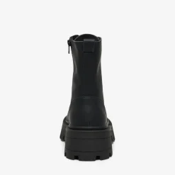 Bottes femme Haut Bout rond noir