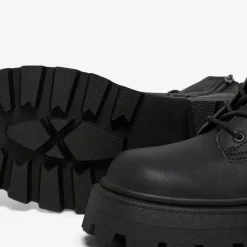 Bottes femme Haut Bout rond noir