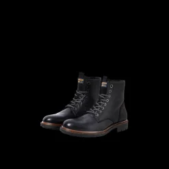 Bottes homme anthracite lacets cuir Sam