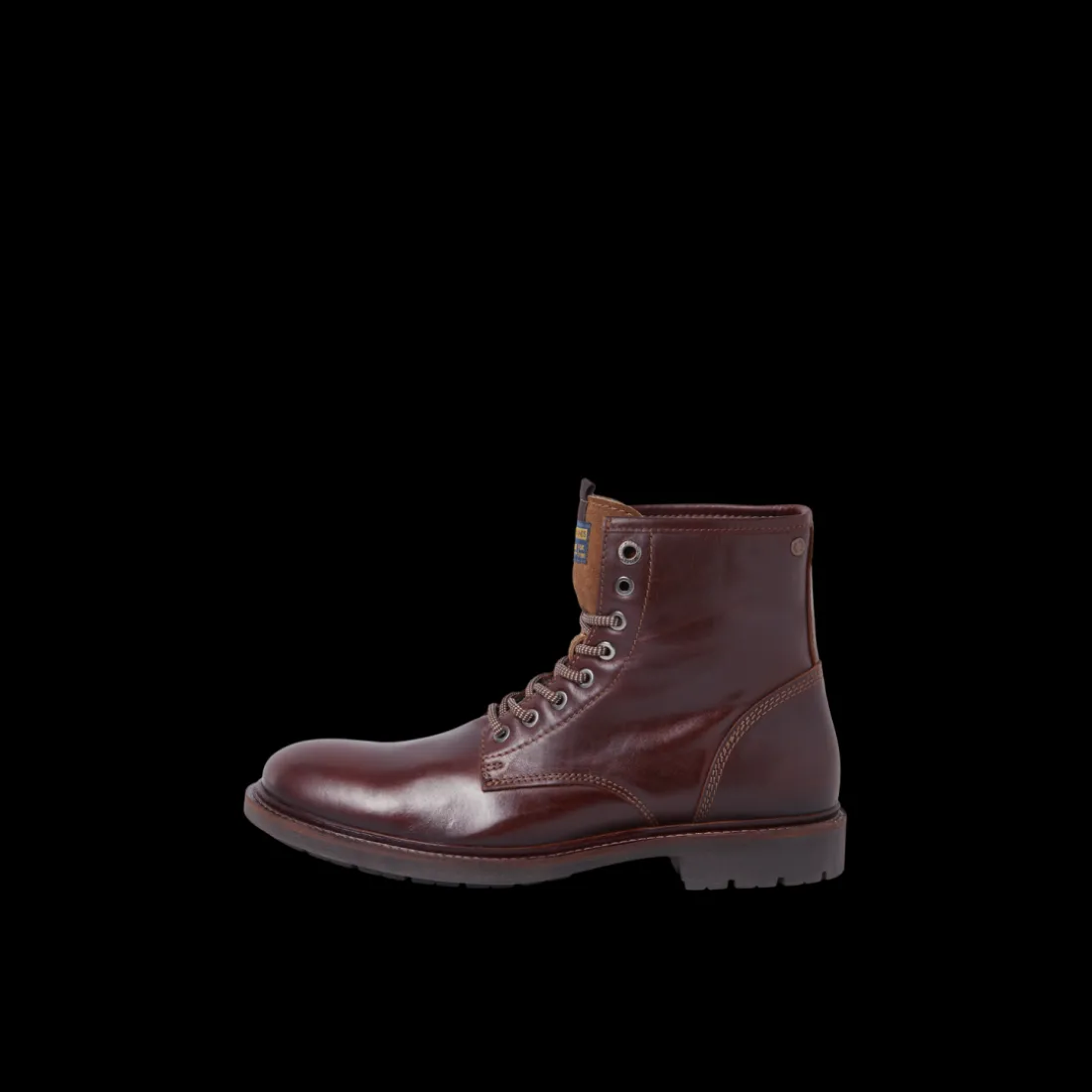 Bottes homme marron lacets cuir Raj