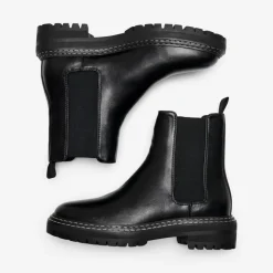 Bottines chelsea femme noir