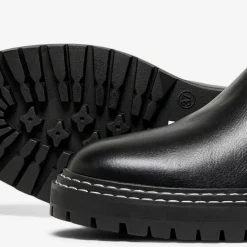 Bottines chelsea femme noir