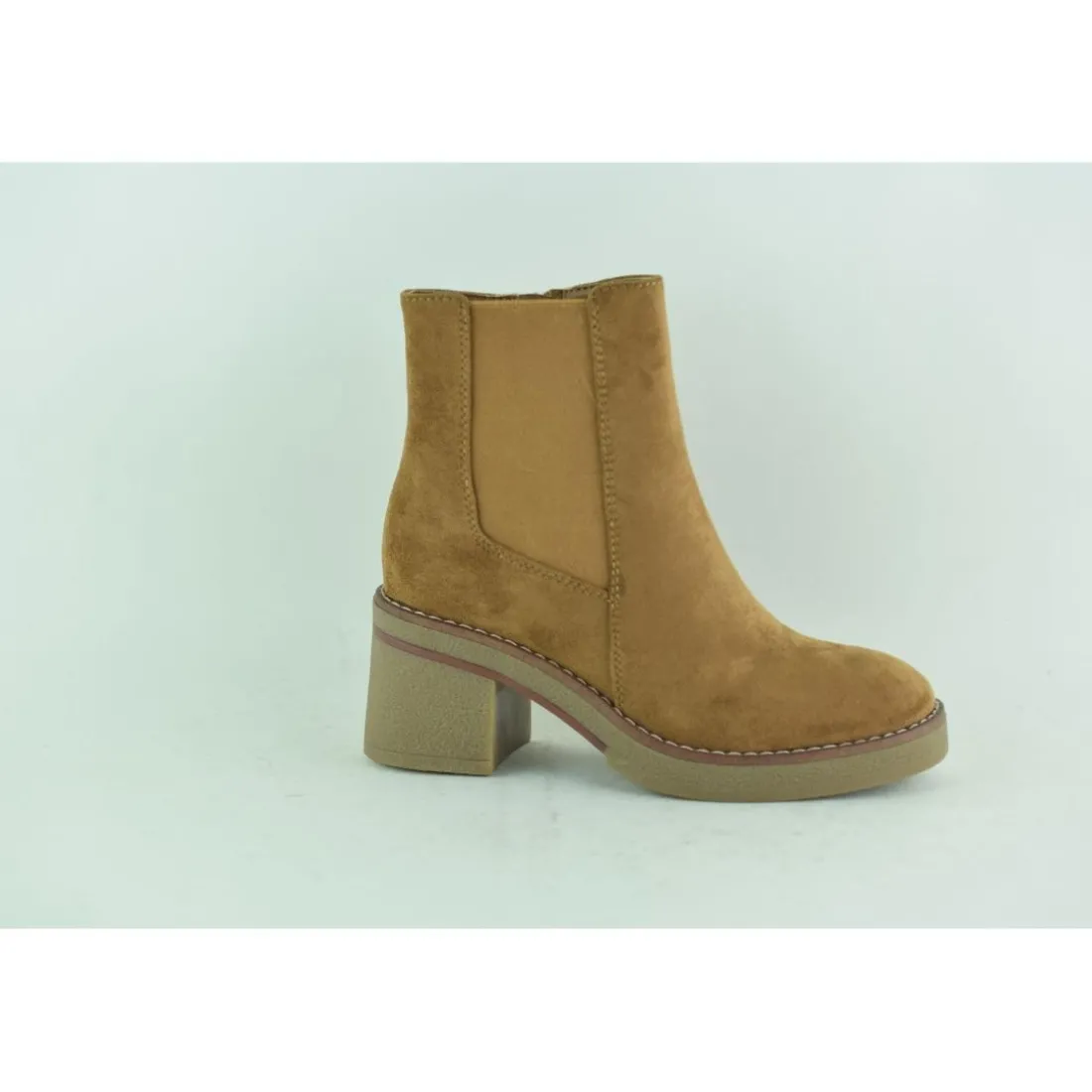 Bottines Femme Camel