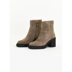 Bottines Femme en Cuir ALANA Taupe