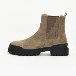 Bottines Femme en Cuir CIRSE Taupe