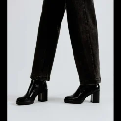 Bottines Femme en Cuir DAHLIA Noir