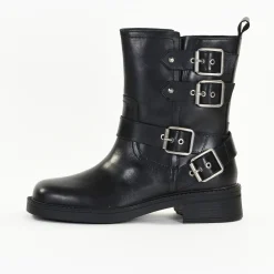 Bottines Femme en Cuir EAGLE Noir Lisse