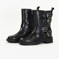 Bottines Femme en Cuir EAGLE Noir Lisse