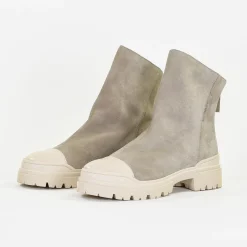 Bottines Femme en Cuir FRESSIA Creme