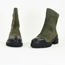 Bottines Femme en Cuir FRESSIA Kaki