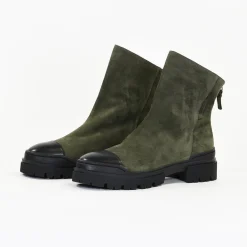 Bottines Femme en Cuir FRESSIA Kaki