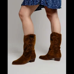 Bottines Femme en Cuir LYS Camel