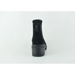 Bottines femme en daim NOIR
