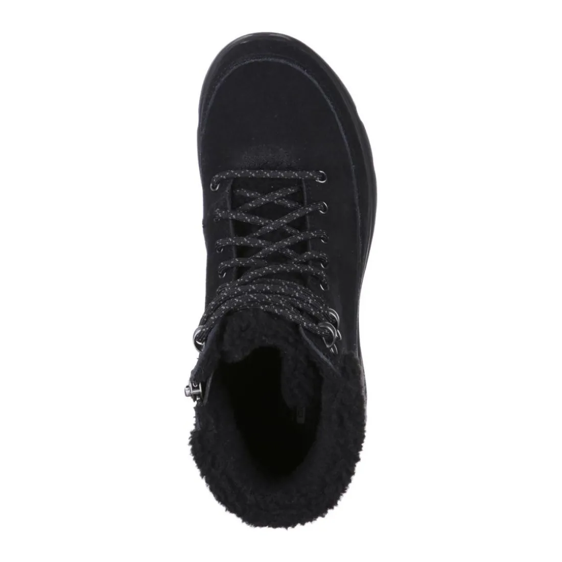 Bottines femme GLACIAL ULTRA - WOODLANDS noir en cuir