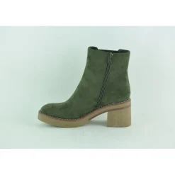 Bottines Femme Kaki