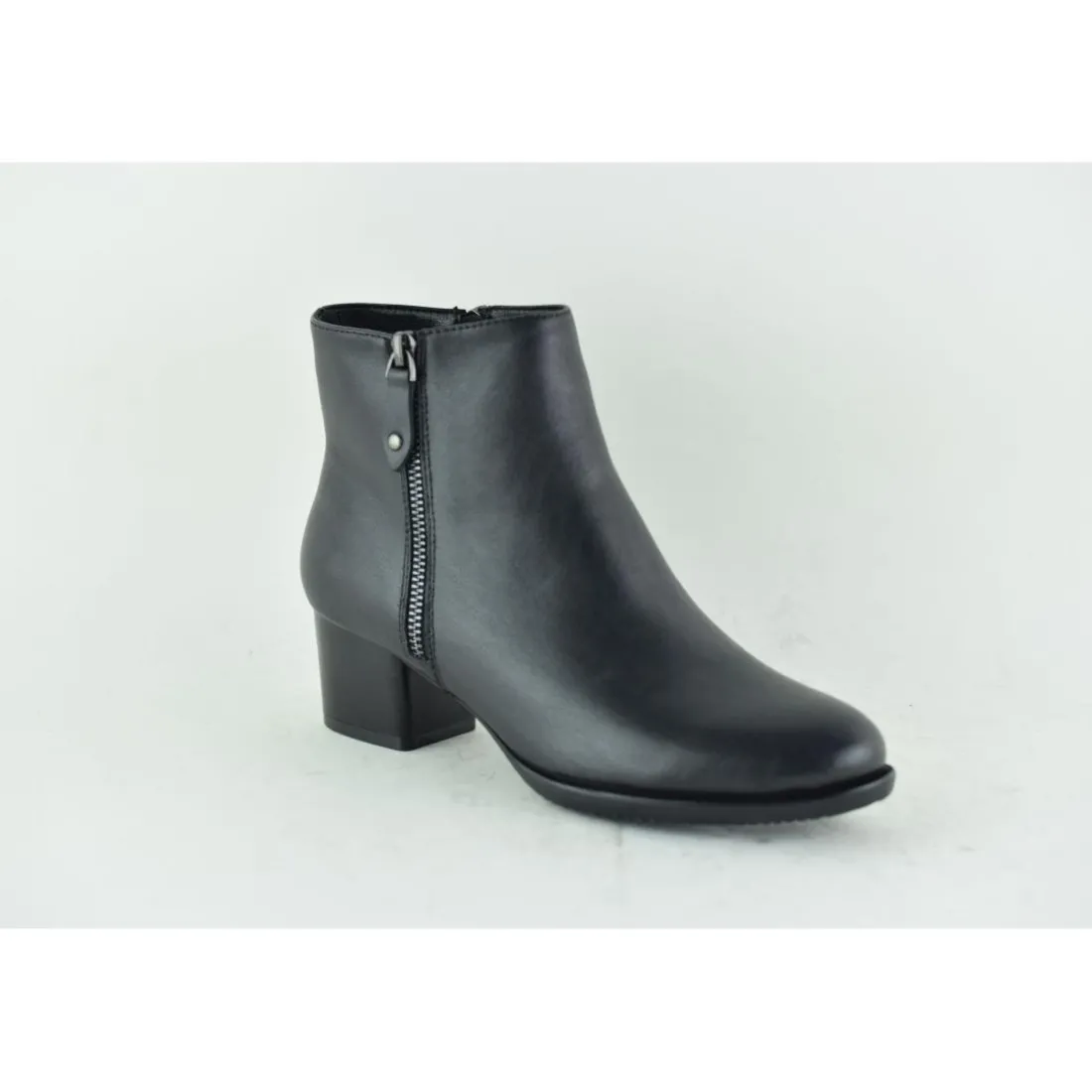 Bottines femme NOIR en cuir