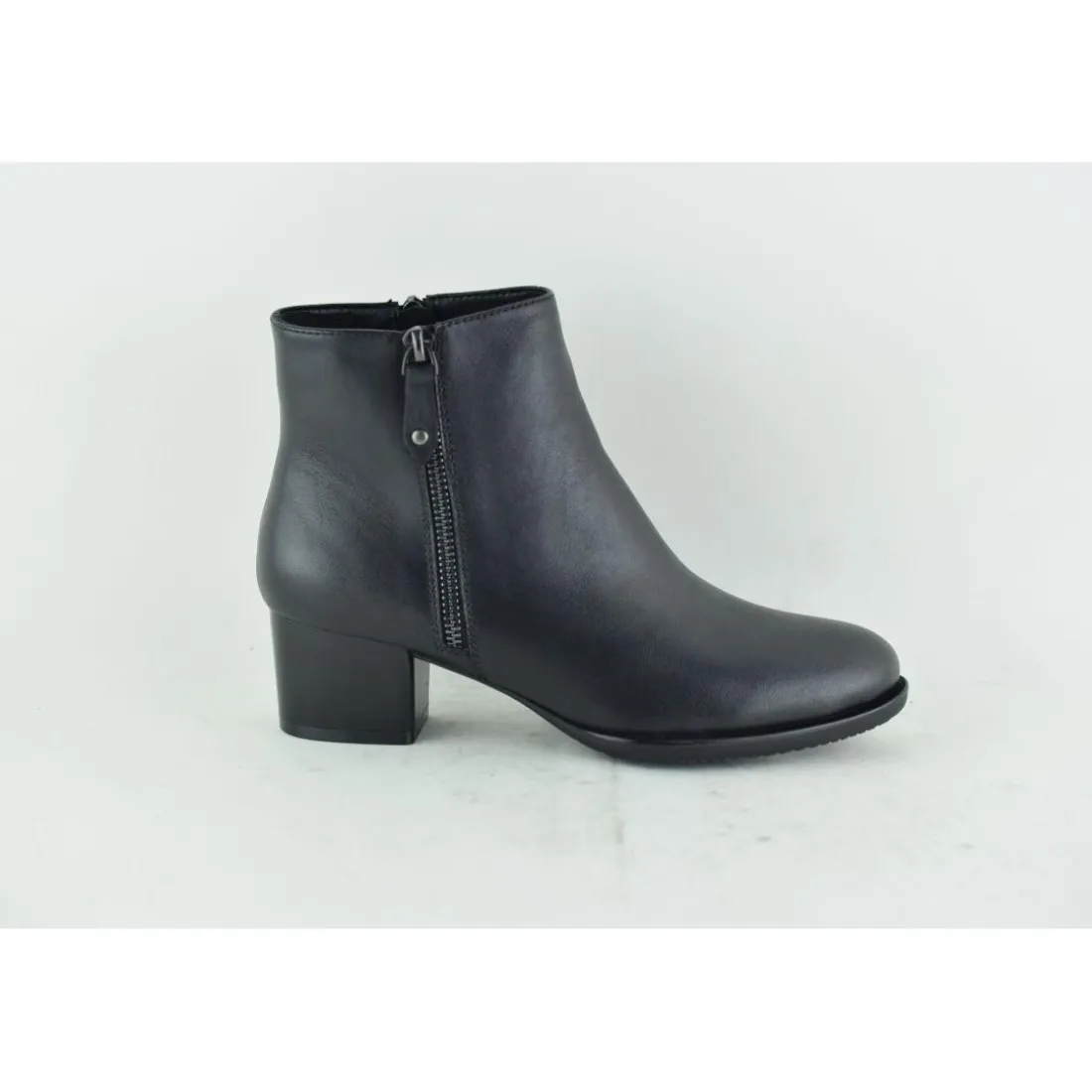 Bottines femme NOIR en cuir