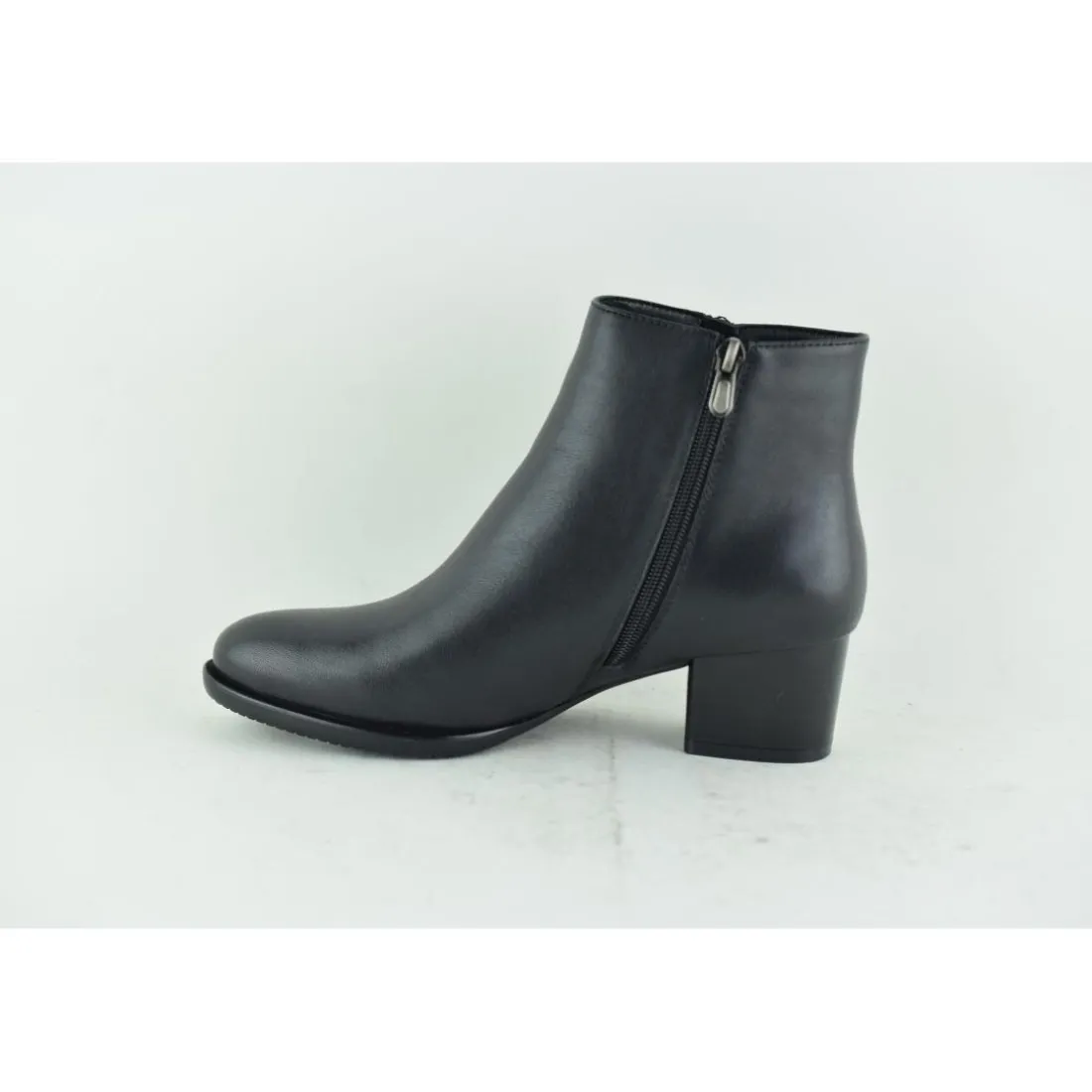 Bottines femme NOIR en cuir