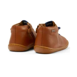 Bottines marrons en cuir enfant - Peu Cami Kids marron clair