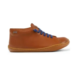 Bottines marrons en cuir enfant - Peu Cami Kids marron clair
