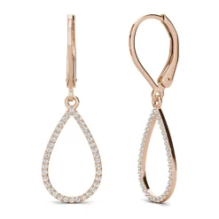 Boucles d'oreilles Femme MYC-Paris - Laiton Doré Rose Pendantes