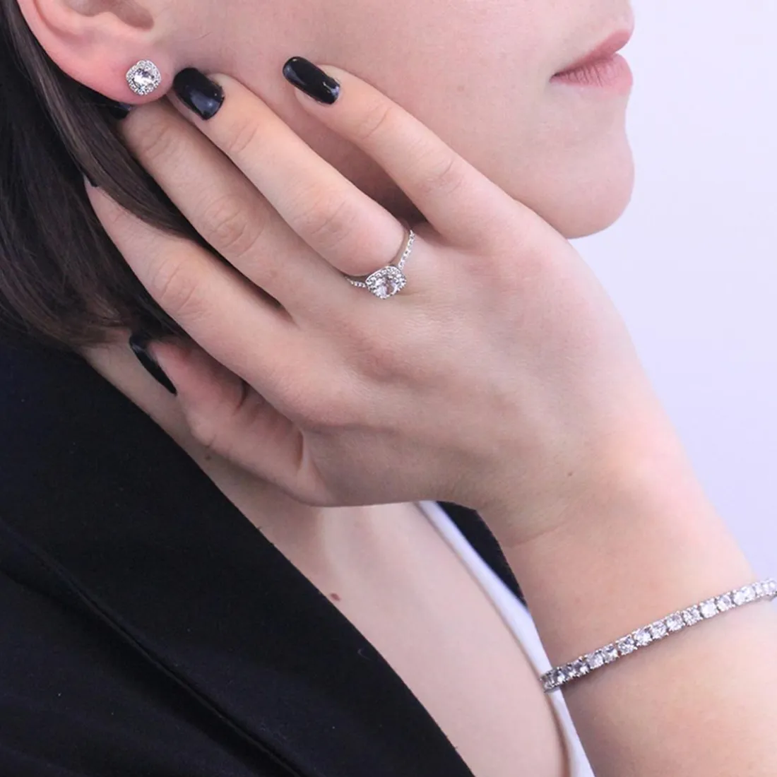 Boucles d'oreilles DE0203-S MYC-Paris Solitaire