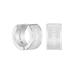 Boucles d'oreilles Homme Lacoste Backhand - 2040435 Acier Argent