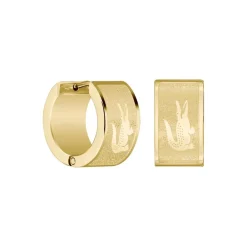 Boucles d'oreilles Homme Lacoste Backhand - 2040436 Acier Doré