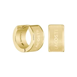 Boucles d'oreilles Homme Lacoste Backhand - 2040436 Acier Doré