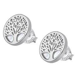 Boucles d'oreilles Lotus Silver TREE OF LIFE LP1678-4-1 - Boucles d'oreilles TREE OF LIFE Argent Lotus Silver