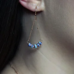 Boucles oreilles Sloya Piana en pierres Jaspe