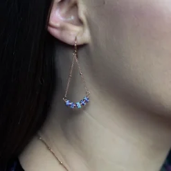 Boucles oreilles Sloya Piana en pierres Jaspe