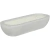 Bougie pot en ciment Gris
