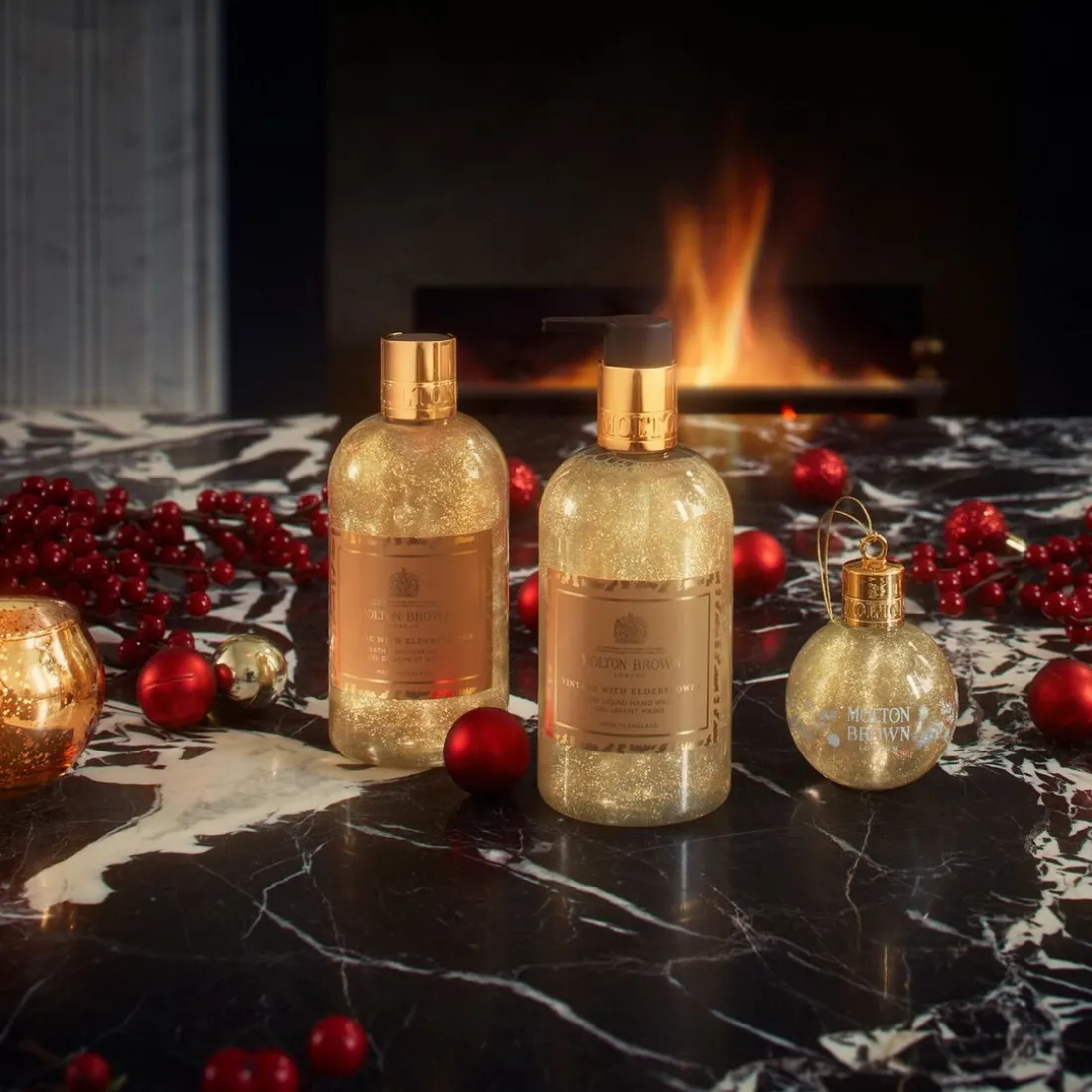 Boule de gel douche Vintage with Elderflower 75 ml-Molton Brown