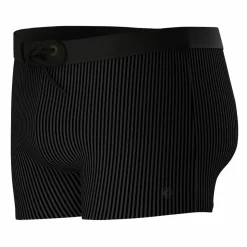 Boxer de bain fibres recyclées noir pour homme