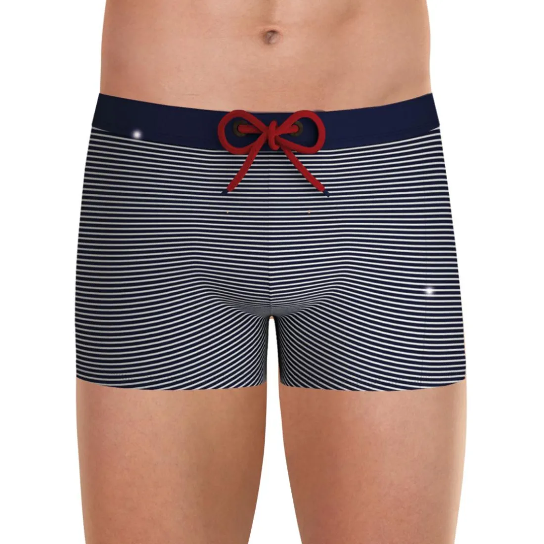Boxer de bain homme fibres recyclées Fait en France Eminence bleu