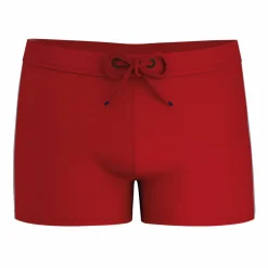 Boxer de bain homme fibres recyclées Fait en France Rouge