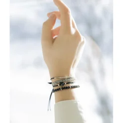 Bracelet Femme Les Interchangeables - A56390 Strass Box Fabric 4