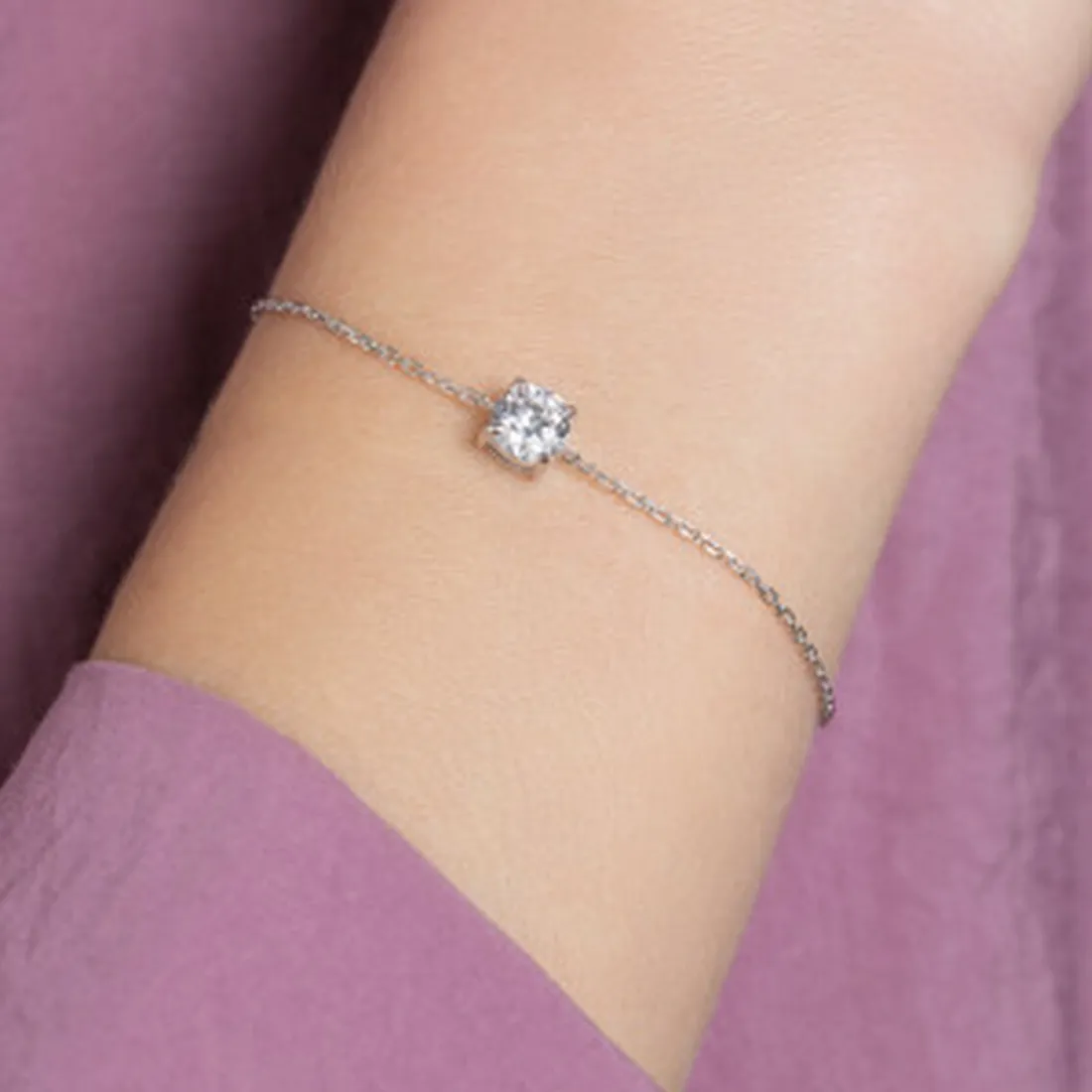 Bracelet Femme Maison de la Bijouterie Sensimio VWZ00YZV Argent