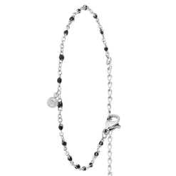 Bracelet Femme So Charm - BD2381-NOIR-DIAMANT - Bracelet Mode Argenté